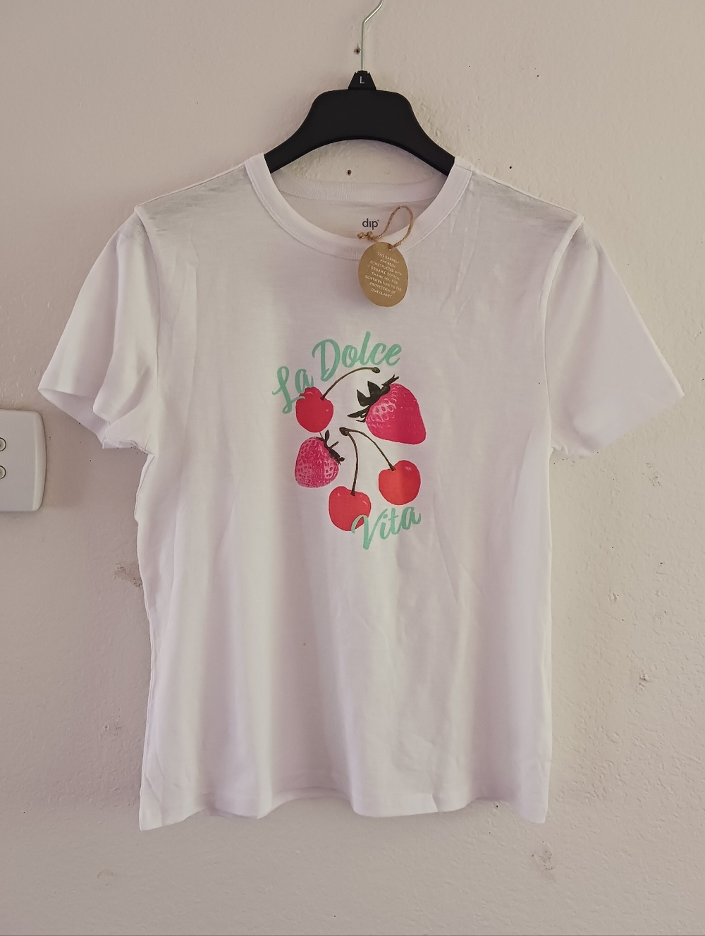 La Dolce Vita Fruit Print Organic Cotton T-Shirt